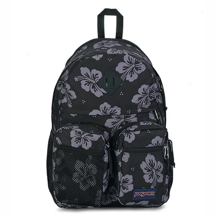 Sac à Dos Scolaire JanSport GRANBY Noir Grise | QUW-53348180